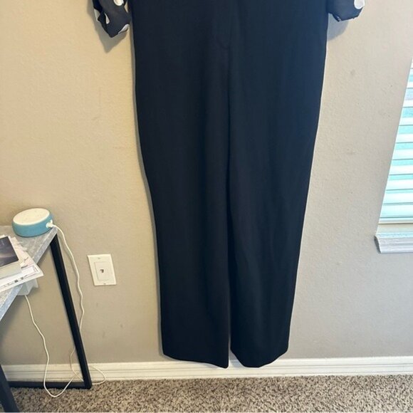 CATO Polka Dot Jumpsuit L Black White Dotcore Coquette Retro Chic Modcore NWT - Picture 6 of 14